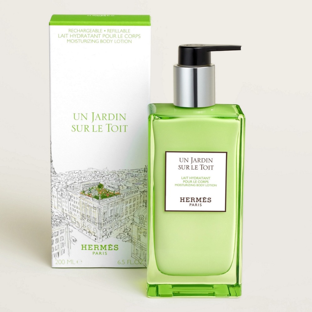 🧴 HERMES Un Jardin Sur Le Toit Moisturizing Body Lotion 🧴 NWT 🧴